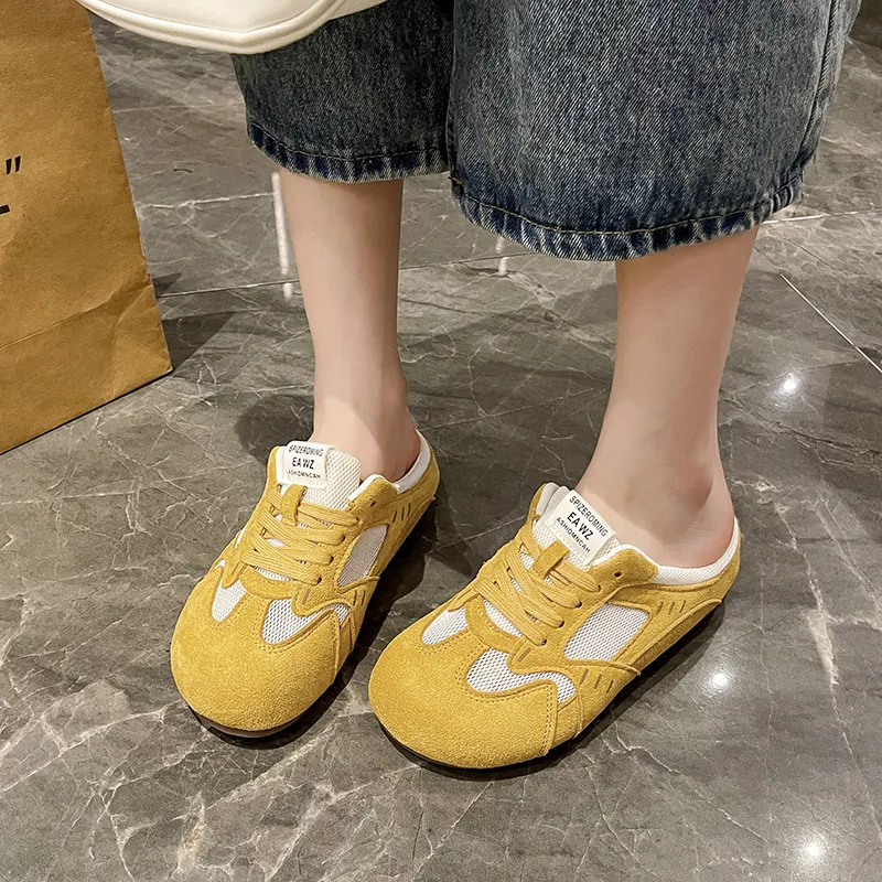 AFJI Rubber Sole Quiet Closed Toe Slippers Women's-9