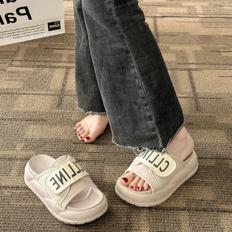 AFJI Rubber Sole Abrasion Resistant Slide Slippers Women's-7