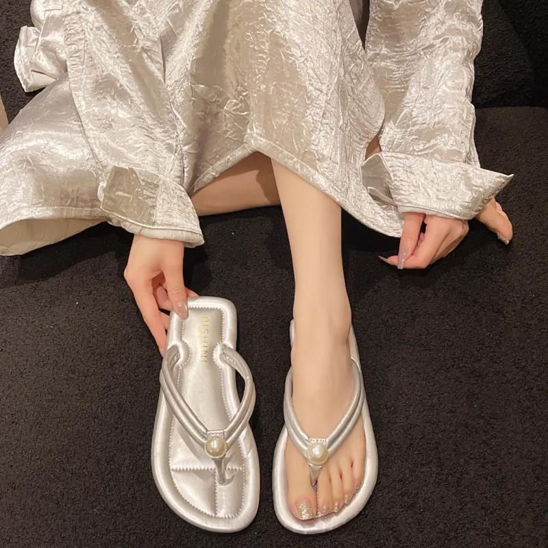 AFJI Rubber Sole Quick Dry Flip Flops Women's-9