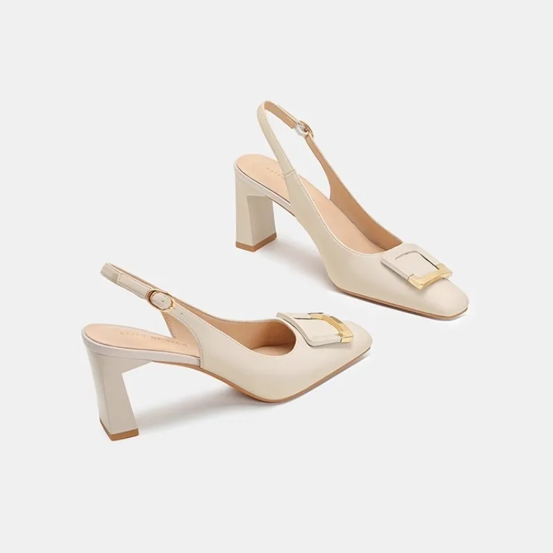 AFJI Chunky Heel High Heels Women's-1