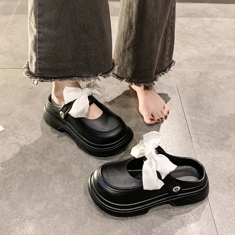 AFJI Rubber Sole Abrasion Resistant Closed Toe Slippers Women's-7