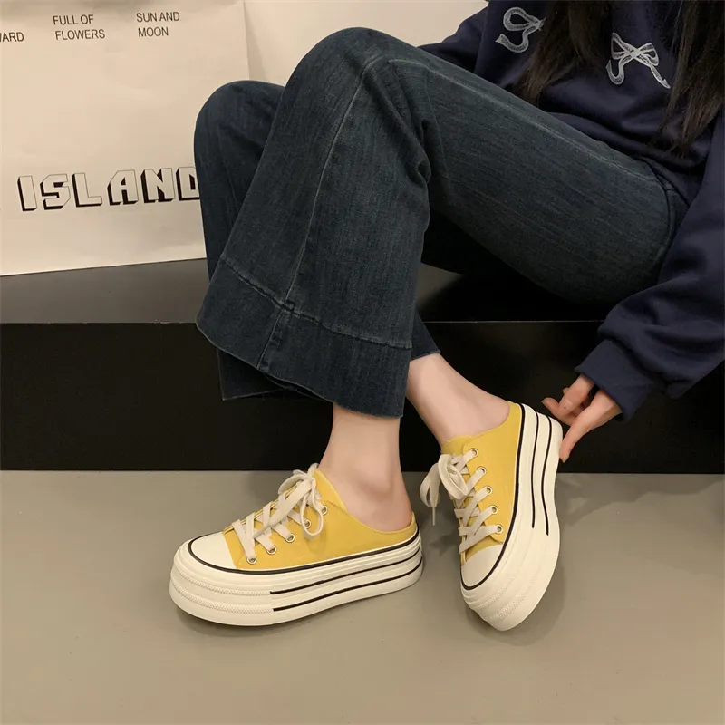AFJI Rubber Sole Abrasion Resistant Closed Toe Slippers Women's-15