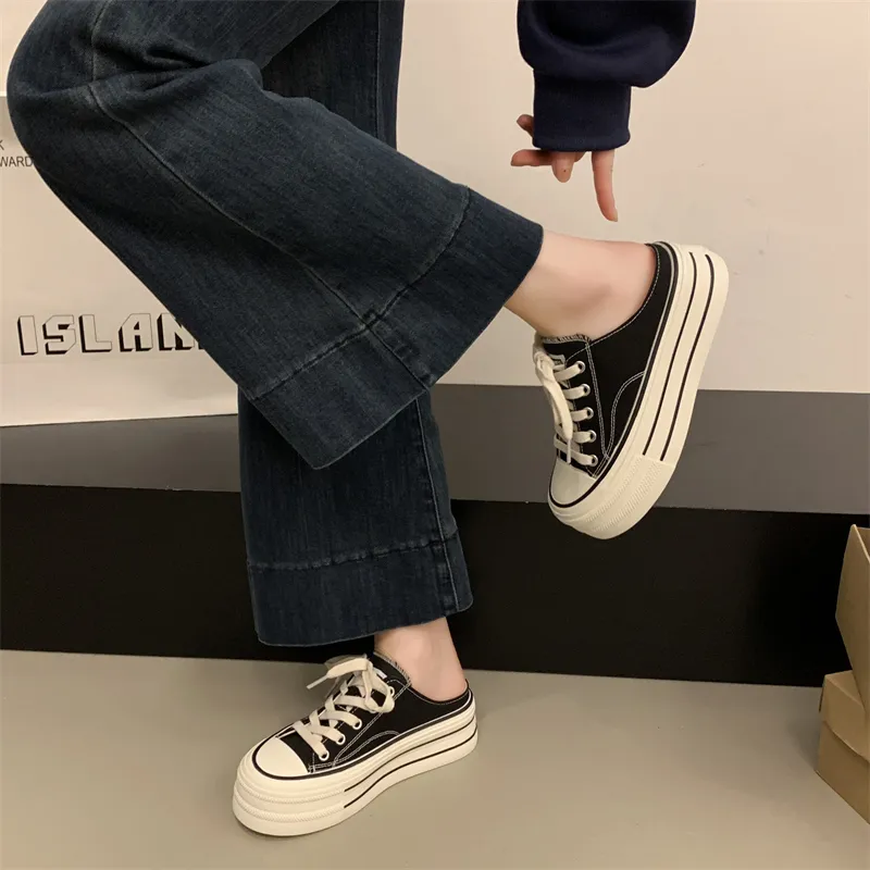 AFJI Rubber Sole Abrasion Resistant Closed Toe Slippers Women's-11