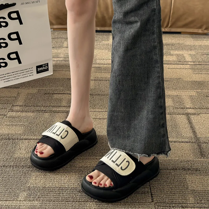 AFJI Rubber Sole Abrasion Resistant Slide Slippers Women's-4