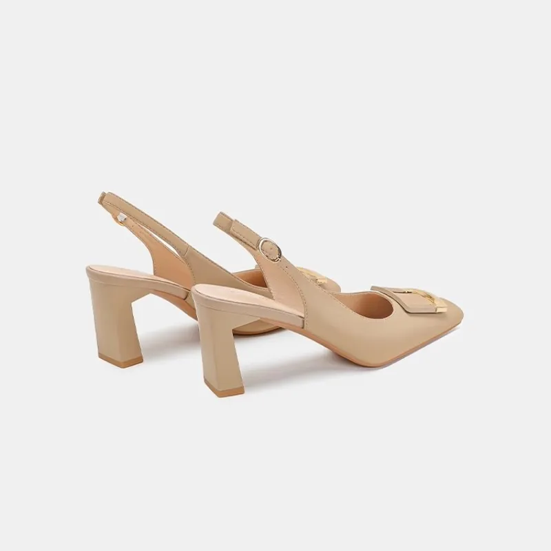 AFJI Chunky Heel High Heels Women's-5