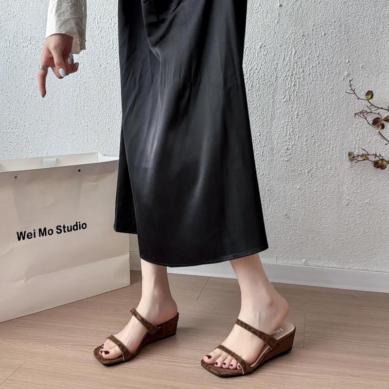 AFJI Rubber Sole Abrasion Resistant Slide Slippers Women's-2