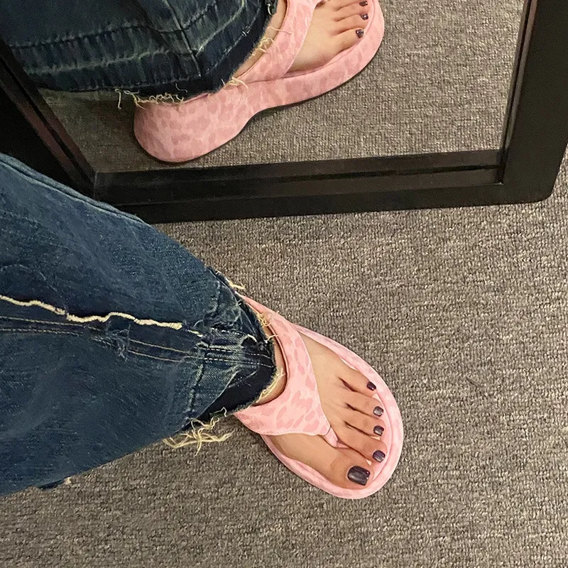 AFJI Rubber Sole Abrasion Resistant Flip Flops Women's-2