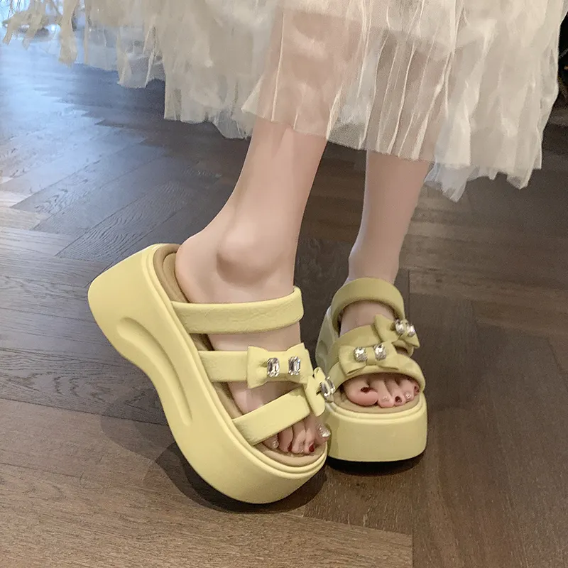 AFJI Rubber Sole Slip Resistant Slide Slippers Women's-3