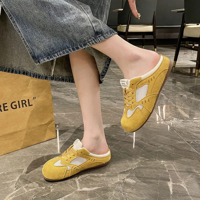 AFJI Rubber Sole Quiet Closed Toe Slippers Women's-10