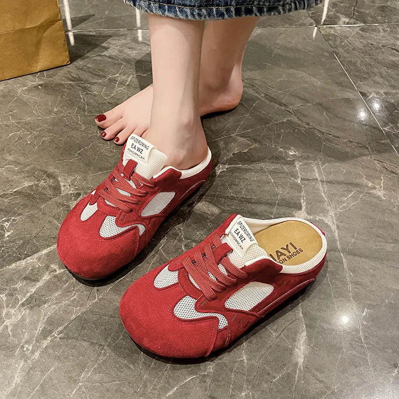 AFJI Rubber Sole Quiet Closed Toe Slippers Women's-5