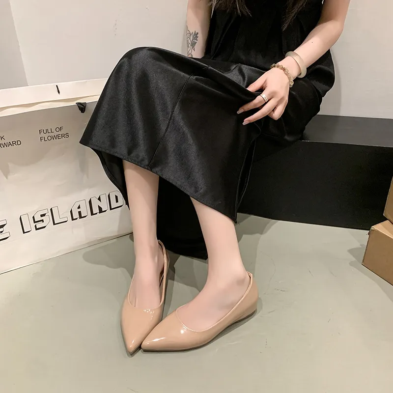 AFJI Casual Single Shoes Women's Nude-3