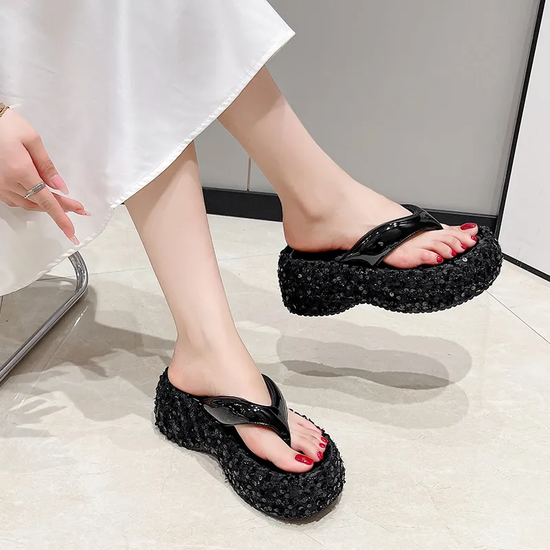 AFJI Rubber Sole Abrasion Resistant Flip Flops Women's-15