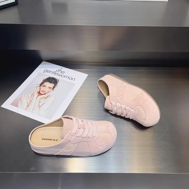 AFJI Rubber Sole Abrasion Resistant Closed Toe Slippers Women's-3