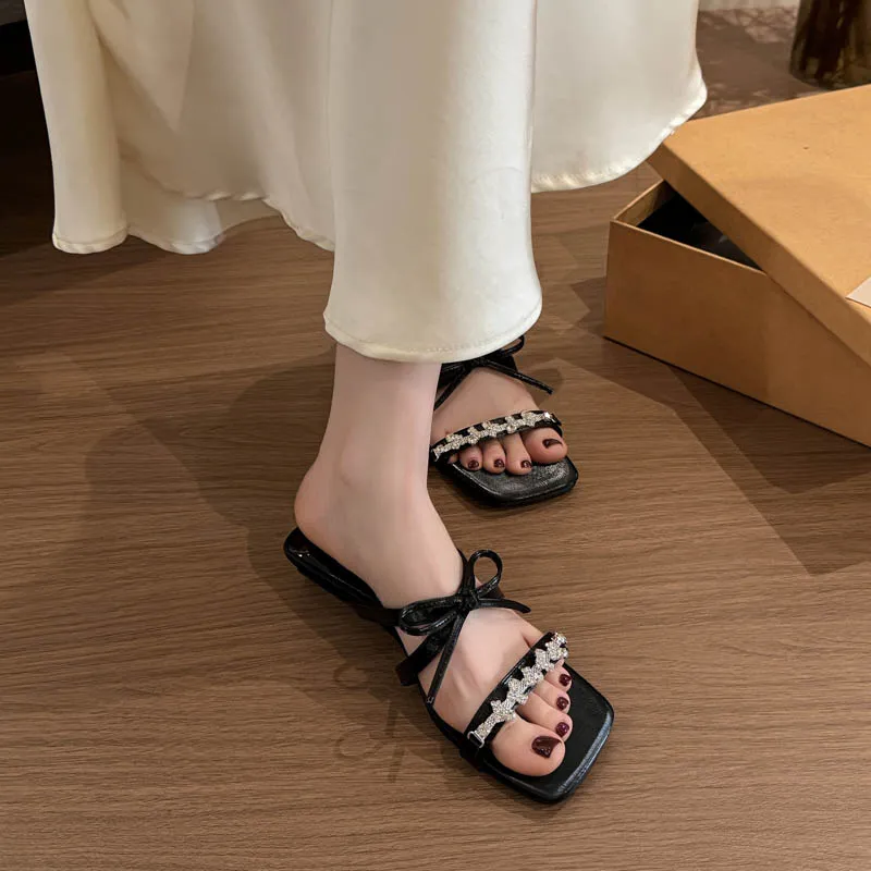 AFJI Rubber Sole Abrasion Resistant Slide Slippers Women's-5
