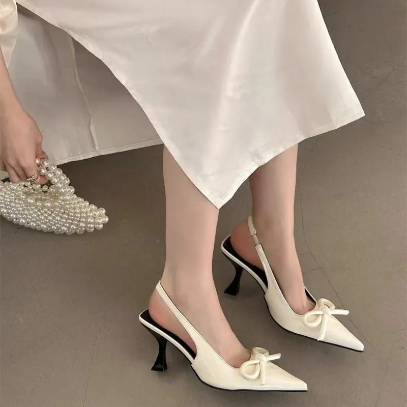 AFJI High Heels Women's White/black/taupe-6