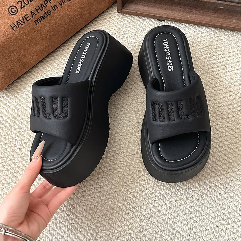 AFJI Rubber Sole Slip Resistant Slide Slippers Women's-2