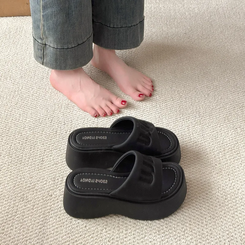 AFJI Rubber Sole Slip Resistant Slide Slippers Women's-1