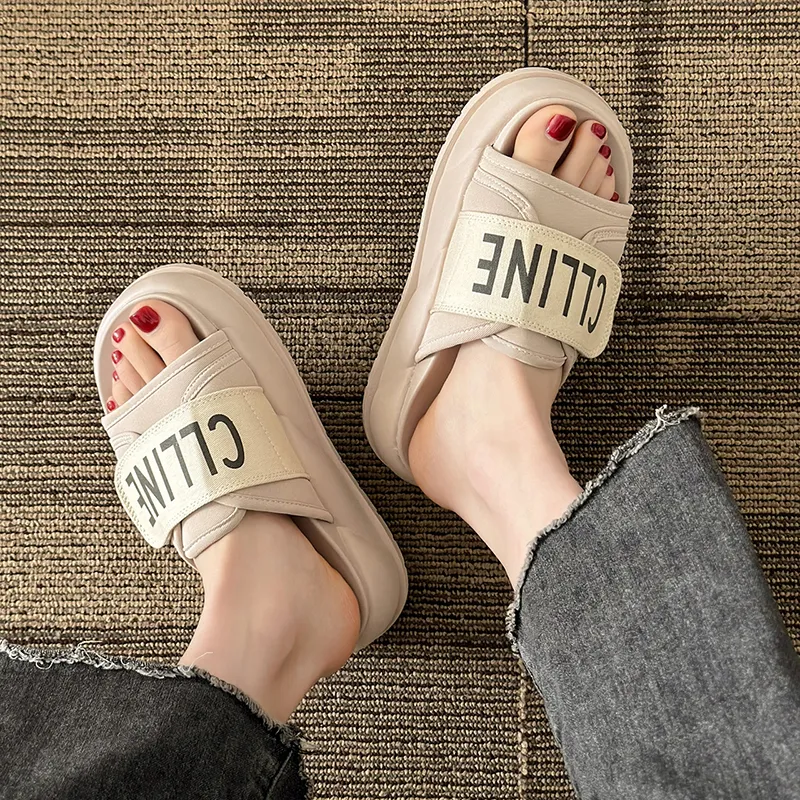 AFJI Rubber Sole Abrasion Resistant Slide Slippers Women's-11