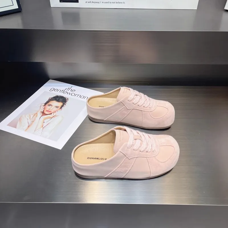 AFJI Rubber Sole Abrasion Resistant Closed Toe Slippers Women's-2