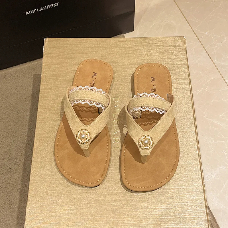 AFJI Rubber Sole Abrasion Resistant Flip Flops Women's-12
