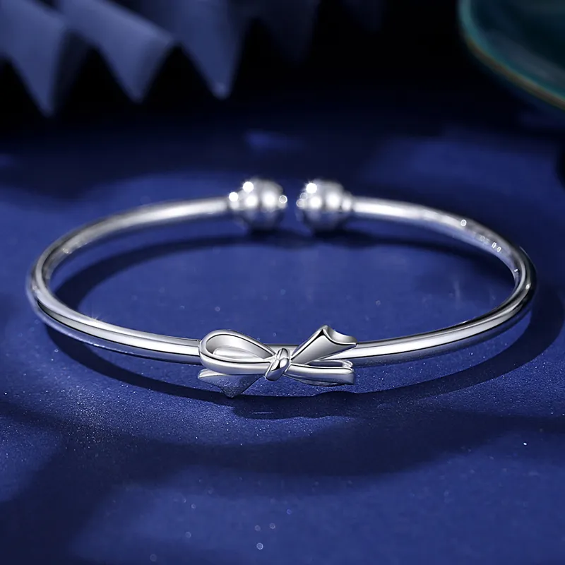 KING SIZE JEWELRY 999 Fine Silver Bangles Women's-4