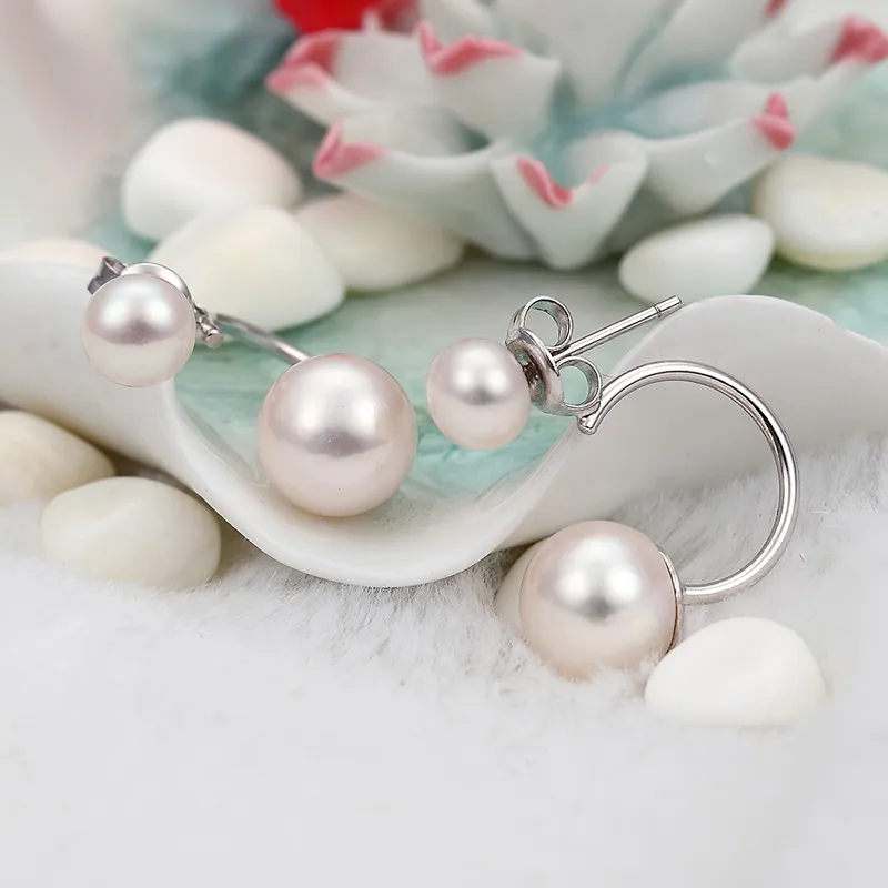 KING SIZE JEWELRY Freshwater Pearl Earrings Women's-5