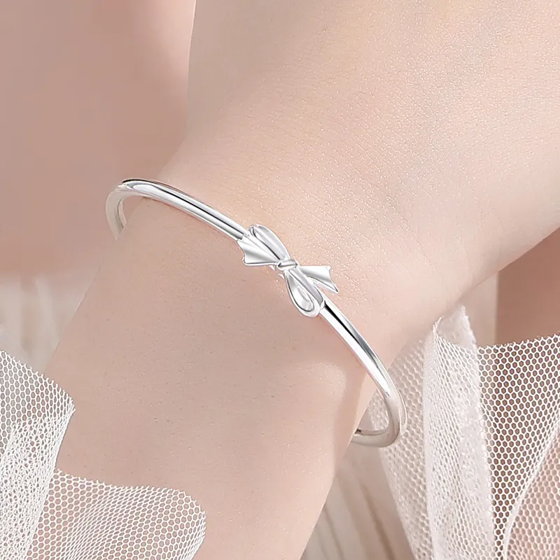 KING SIZE JEWELRY 999 Fine Silver Bangles Women's-5