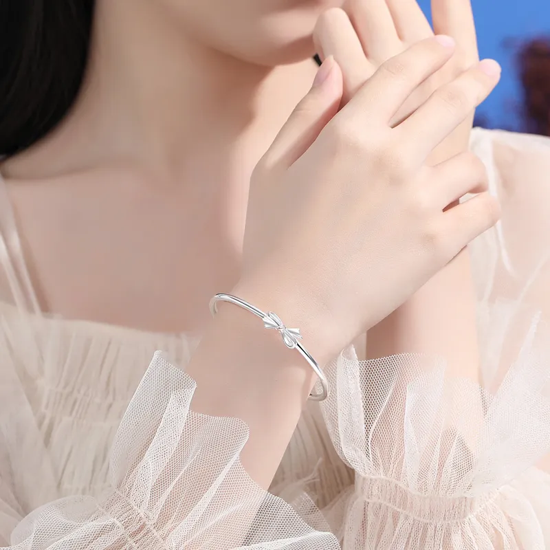 KING SIZE JEWELRY 999 Fine Silver Bangles Women's-1