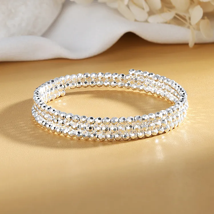 KING SIZE JEWELRY 999 Fine Silver Bangles Women's-2