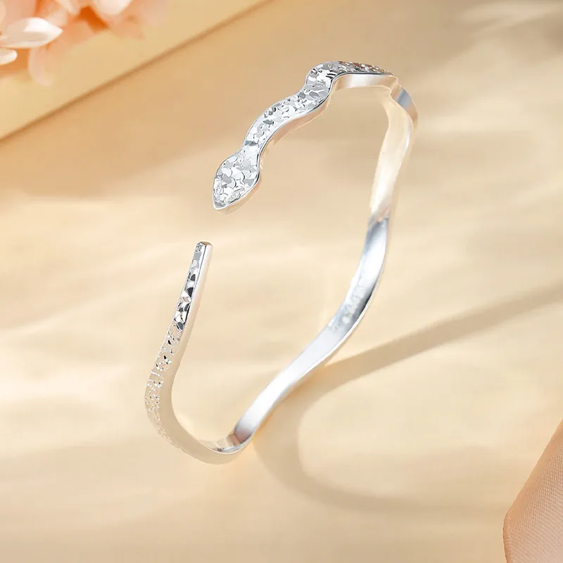 KING SIZE JEWELRY 999 Fine Silver Bangles Women's-3