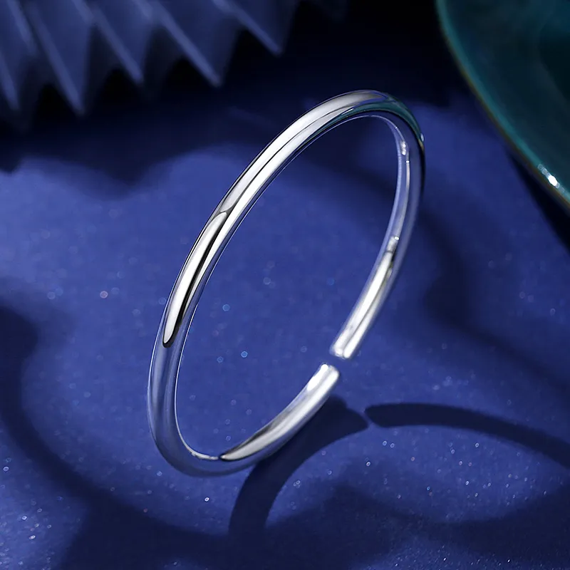 KING SIZE JEWELRY 999 Fine Silver Bangles Women's-3