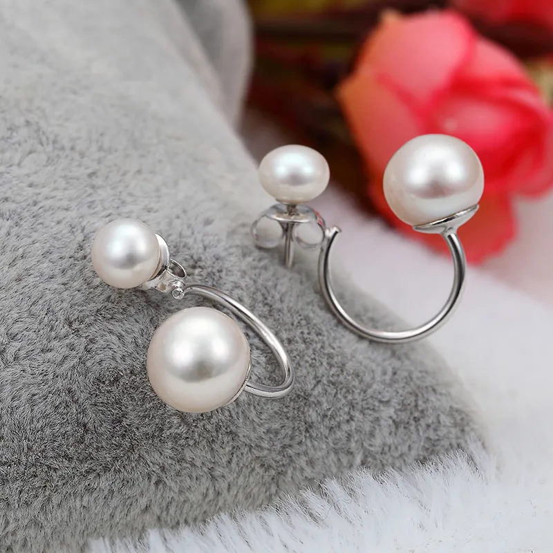 KING SIZE JEWELRY Freshwater Pearl Earrings Women's-4