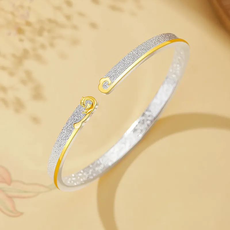 KING SIZE JEWELRY 999 Fine Silver Bangles Women's-6