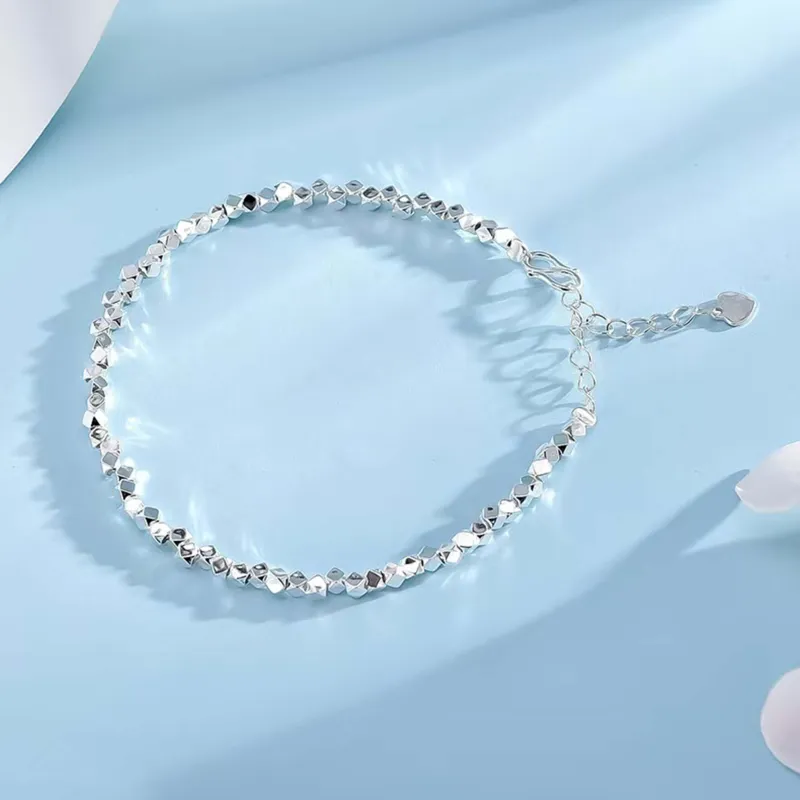 Silver Trim 999 Fine Silver Bracelets Women's-1