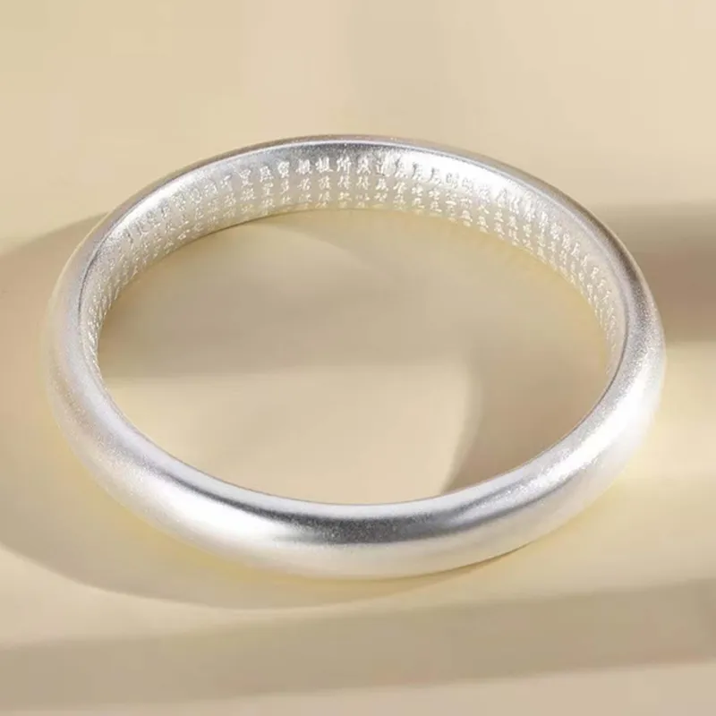 Silver Trim 999 Fine Silver Sterling Silver Bracelets Unisex-2