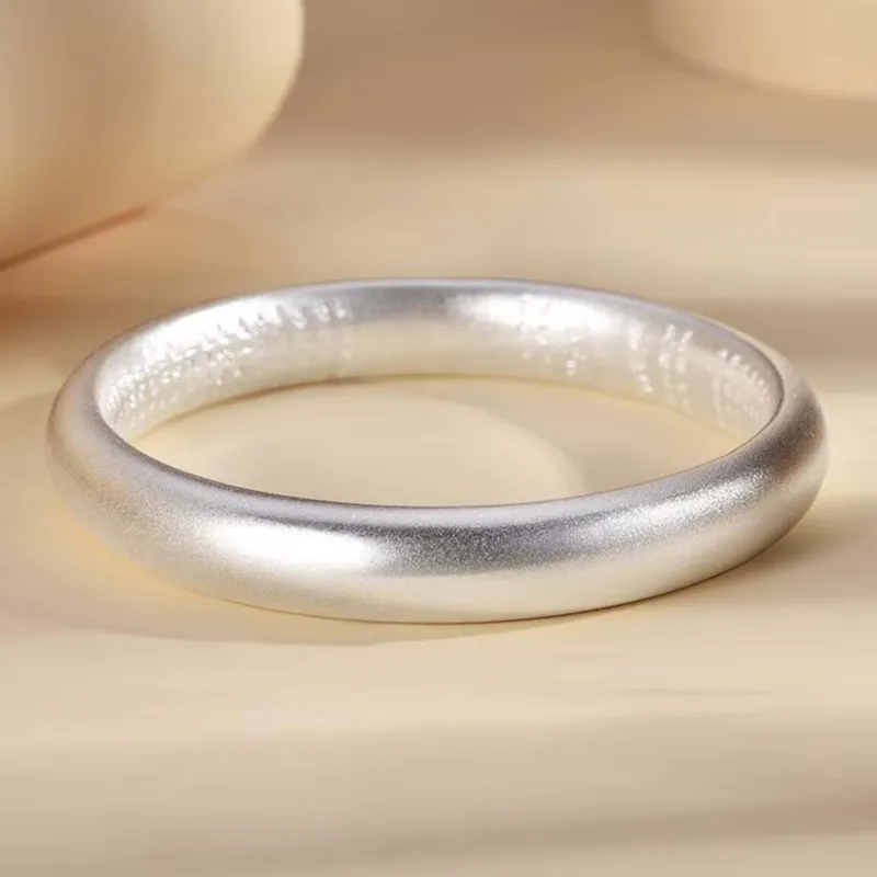 Silver Trim 999 Fine Silver Sterling Silver Bracelets Unisex-1
