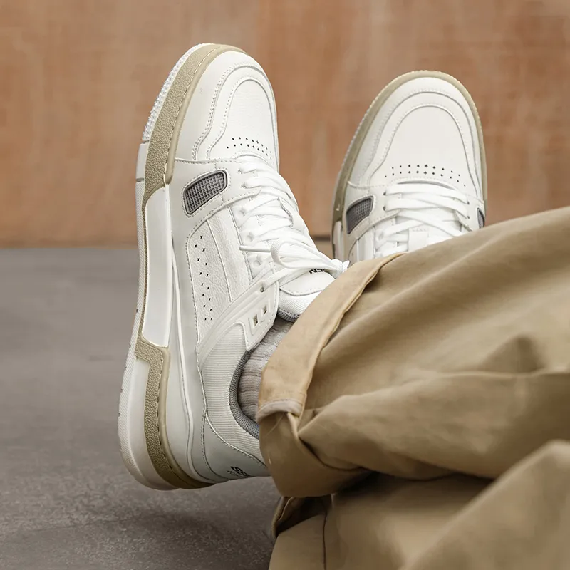 Journey Of Inspiration Low Top Skateboard Shoes Men's White-4
