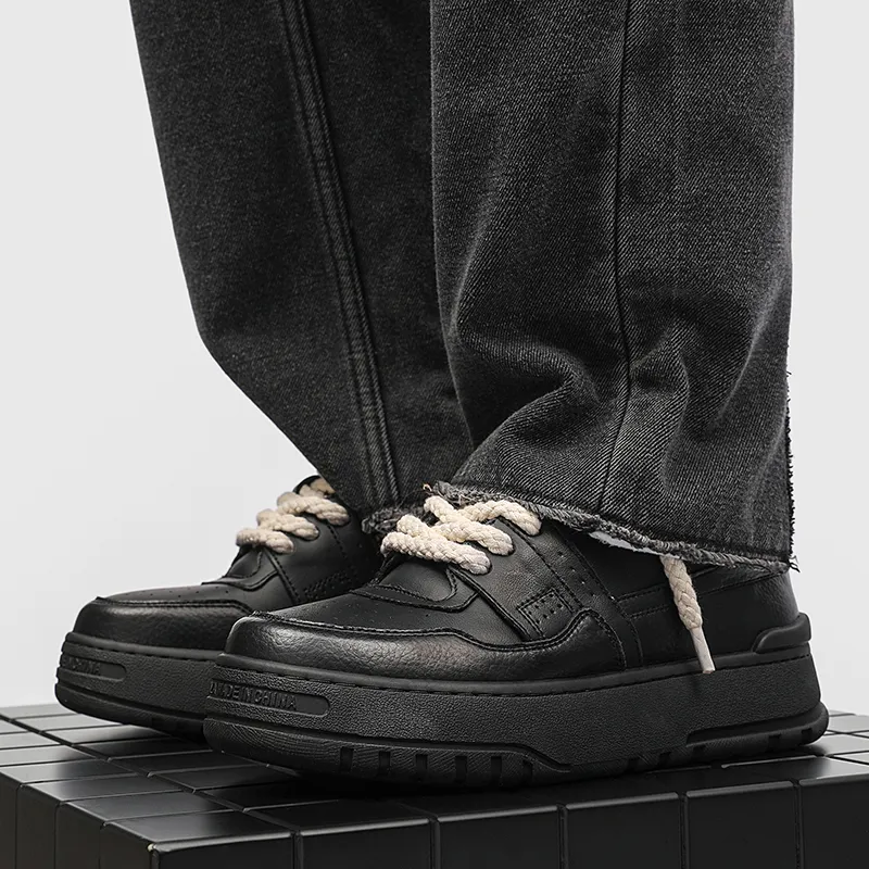 Journey Of Inspiration Anti-Slip And Wear-Resistant Breathable Low-Top Skateboard Shoes Men's-3