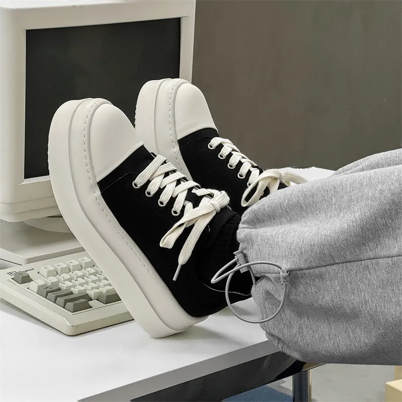Journey Of Inspiration Abrasion Resistant Breathable Low Top Skateboard Shoes Men's Black-6