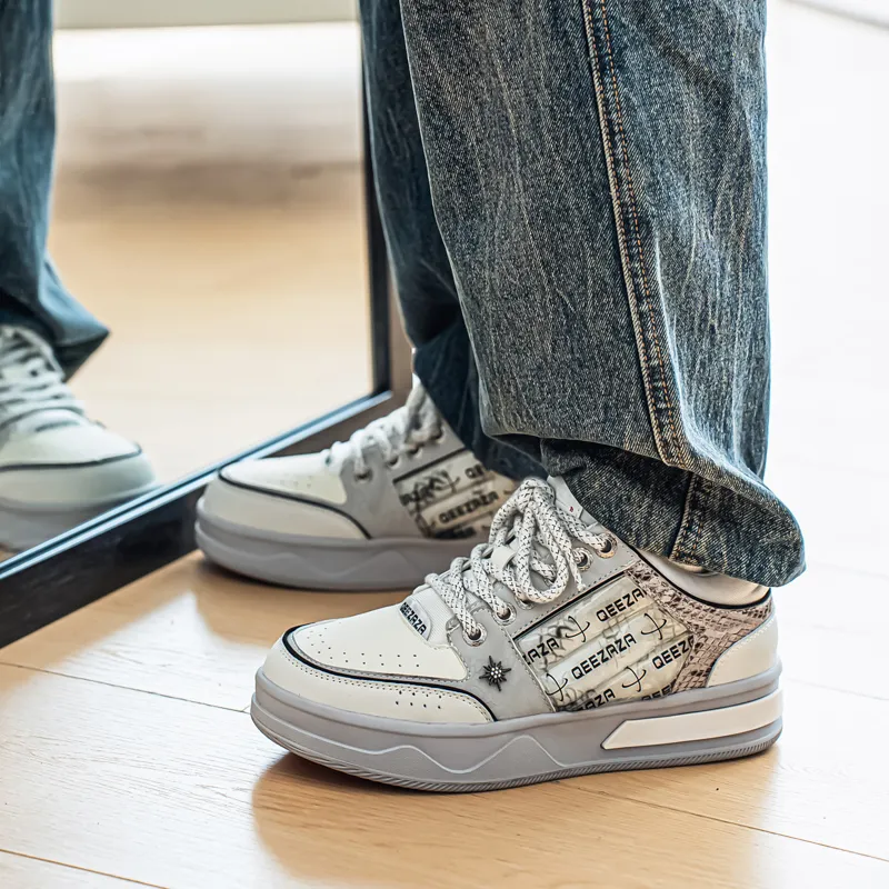 Journey Of Inspiration Durable Breathable Low Top Skateboard Shoes Men's-17