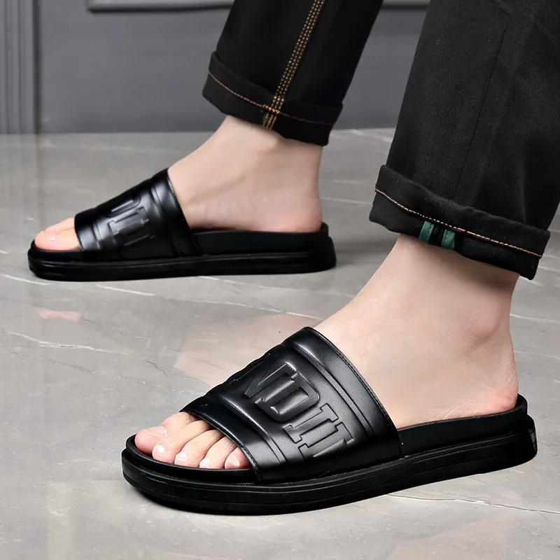 Journey Of Inspiration EVA Slip Resistant Slide Slippers Men's Black-2
