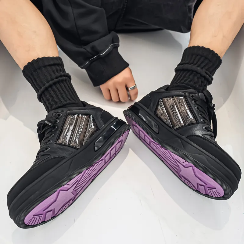 Journey Of Inspiration Durable Breathable Low Top Skateboard Shoes Men's-9