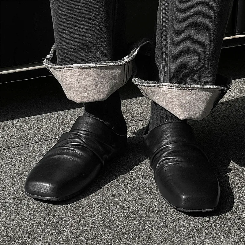 Journey Of Inspiration Slip Resistant Wrap toe Slippers Men's Black-2