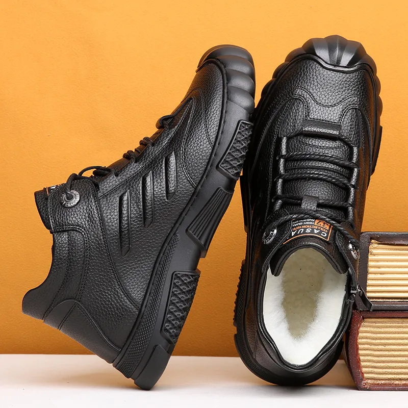 Journey Of Inspiration Thermal Mid Top Casual Shoes Unisex Black-4