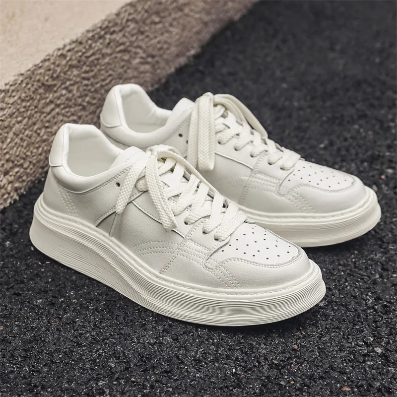 Journey Of Inspiration Durable Breathable Low Top Skateboard Shoes Men's White-2