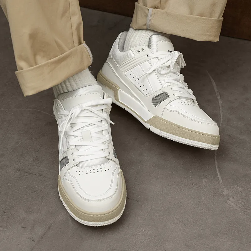 Journey Of Inspiration Low Top Skateboard Shoes Men's White-3