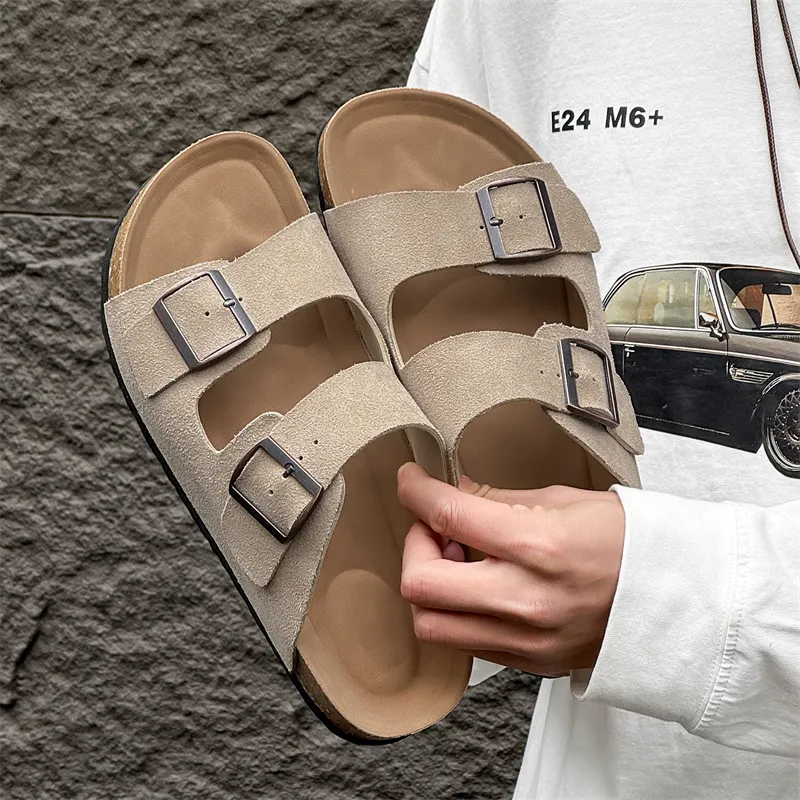 Journey Of Inspiration Cork Sole Abrasion Resistant Slide Slippers Men's-1