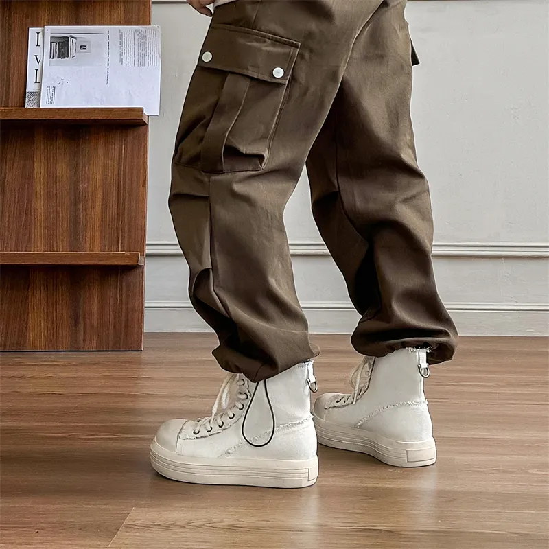 Journey Of Inspiration Wear Resistant Height Increasing Cushioning High Top Canvas Shoes Men's-11