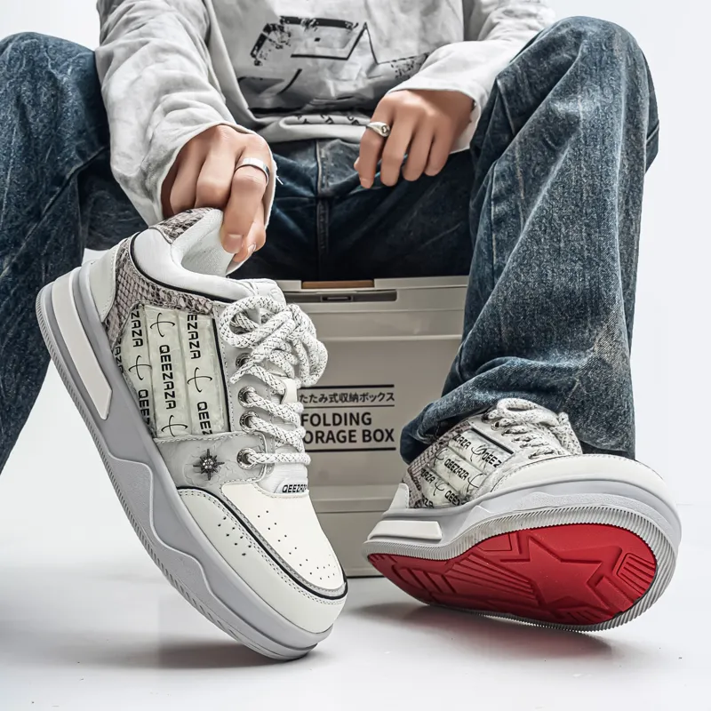 Journey Of Inspiration Durable Breathable Low Top Skateboard Shoes Men's-19