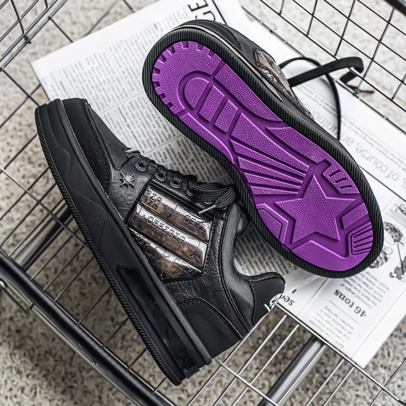 Journey Of Inspiration Durable Breathable Low Top Skateboard Shoes Men's-10